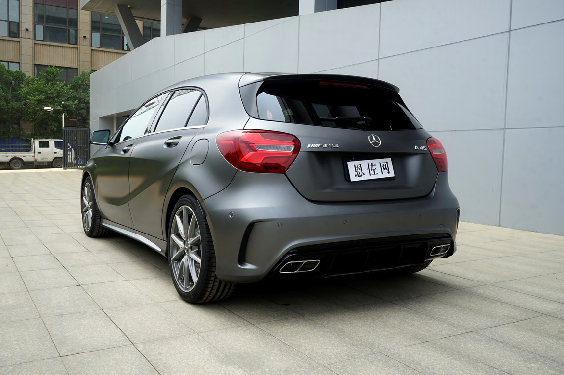 奔驰a45 amg 哑光灰超级小钢炮 交付山西晋中客户