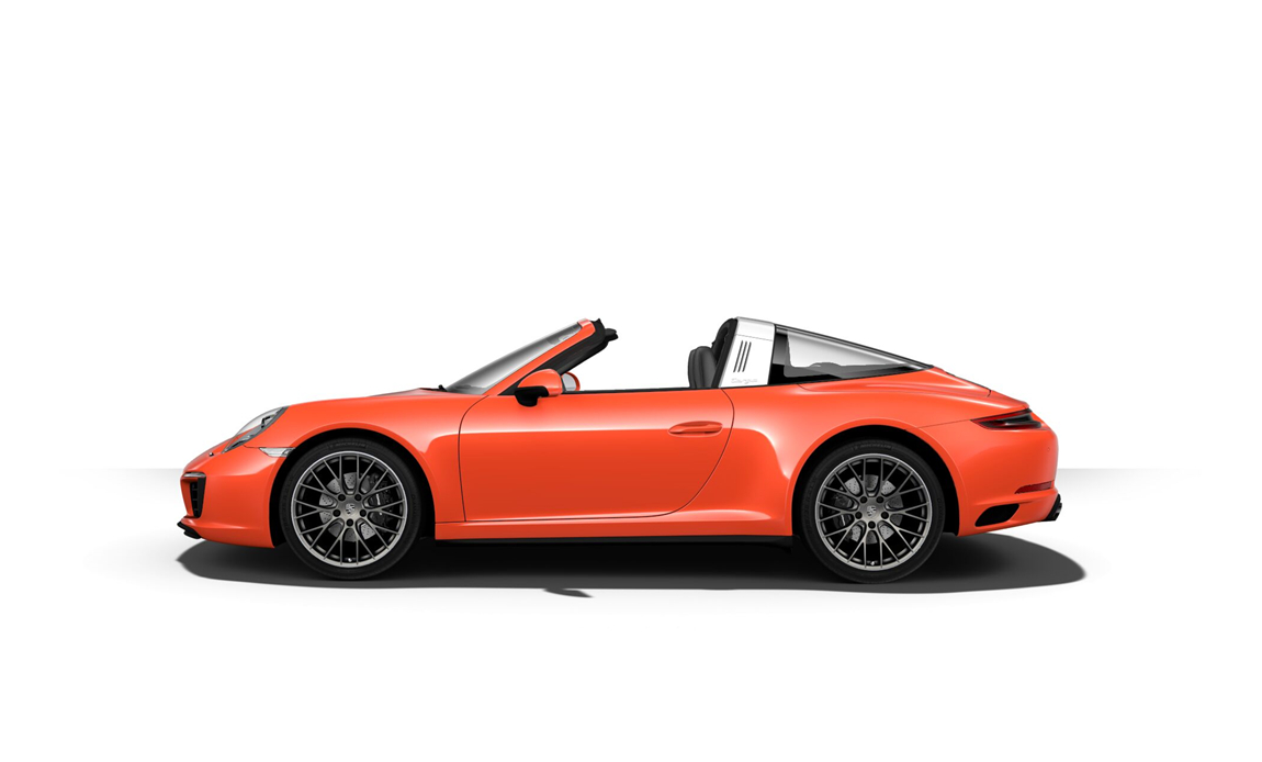 保时捷 911 Targa 4 熔岩橙/黑内 10月份到店,车辆配置总价161.35万元,现车平价销售,另需店内购买第一年商业保险。通过恩佐网购买的车型都是正规品牌授权经销商付款提车,享受品牌官方质保售后服务,同时享受(包退、包换、保修)三包政策。 详细配置单;熔岩橙(33600元),黑色真皮内饰(25300元),熏黑尾灯(6800元),保时捷免钥匙进入系统(13900元),前部和后部停车辅助系统包括倒车摄像头(8300元),包括门控灯的电动可折叠车外后视镜(3800元),助力转向升级版(3300元),黑