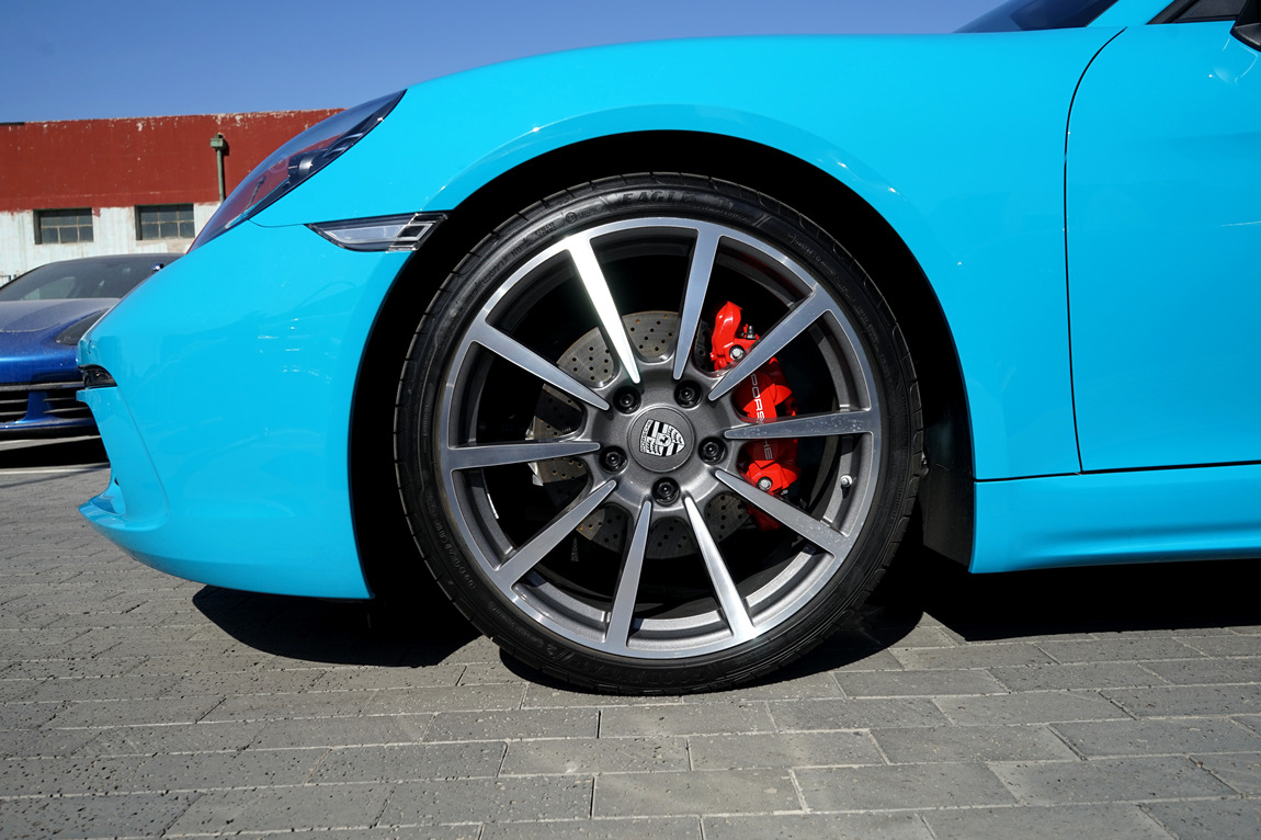 保时捷 718 boxster s 迈阿密蓝 交付江苏无锡客户