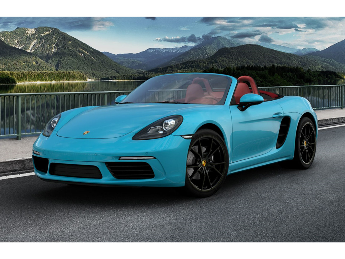保时捷 718 boxster 迈阿密蓝/波尔多红 现车优惠5个点
