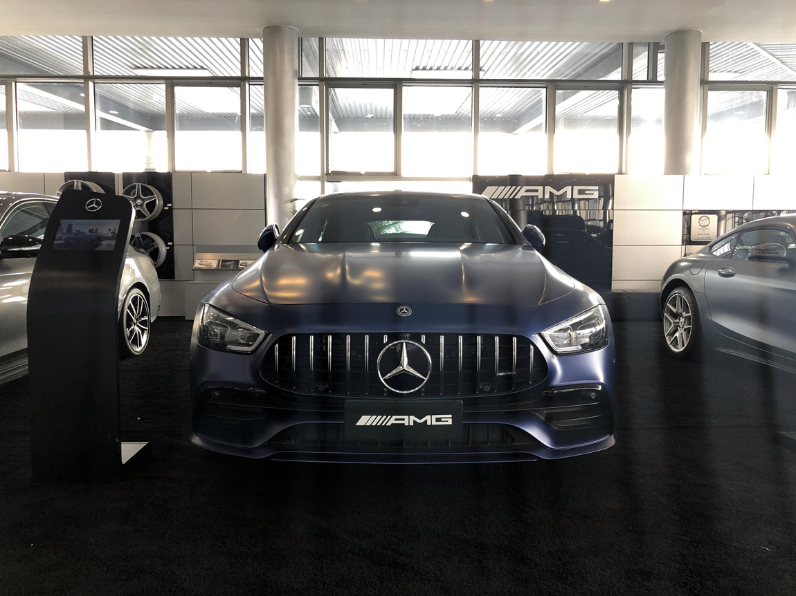 奔驰amg gt50 哑光宝石蓝/黑内 现车优惠6万元